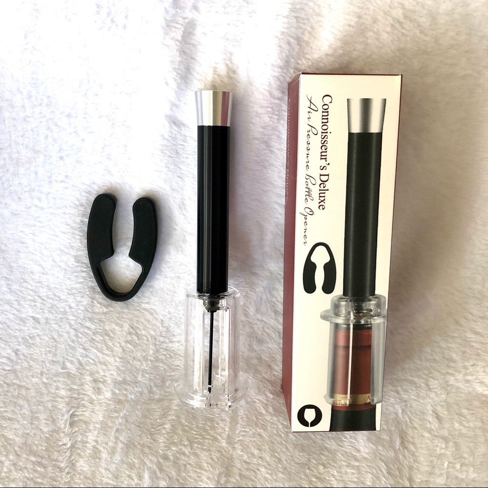 New in Box - Pressure-Open Wine Bottle Opener Set
